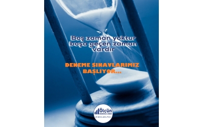 2025 - 2026 Eğitim Öğretim Dönemi DENEME SINAVLARIMIZ Başlıyor