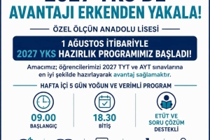 2027 YKS Hazırlığı İçin Güçlü Başlangıç