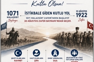 30 AĞUSTOS ZAFER BAYRAMIMIZ KUTLU OLSUN!