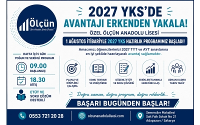 2027 YKS Hazırlığı İçin Güçlü Başlangıç