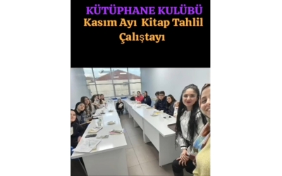 KİTAP TAHLİL ÇALIŞTAYI