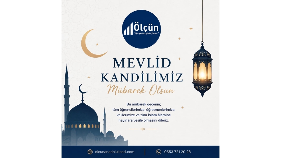 MEVLİD KANDİLİMİZ MÜBAREK OLSUN
