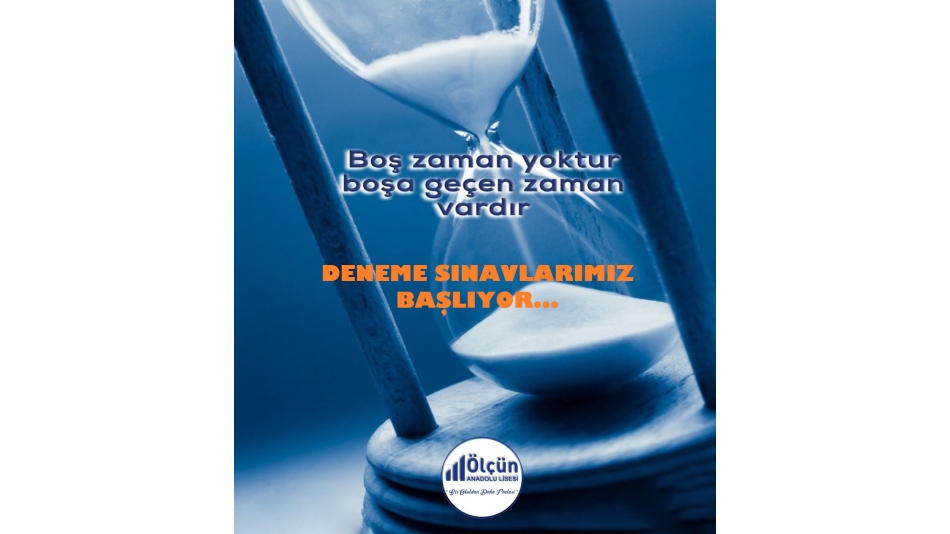 2025 - 2026 Eğitim Öğretim Dönemi DENEME SINAVLARIMIZ Başlıyor