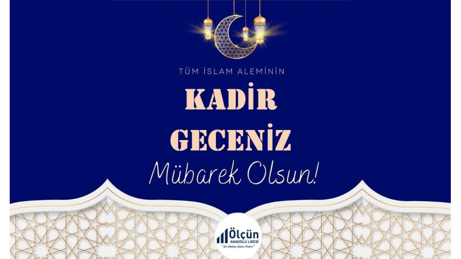 KADİR GECESİ TEBRİK MESAJI